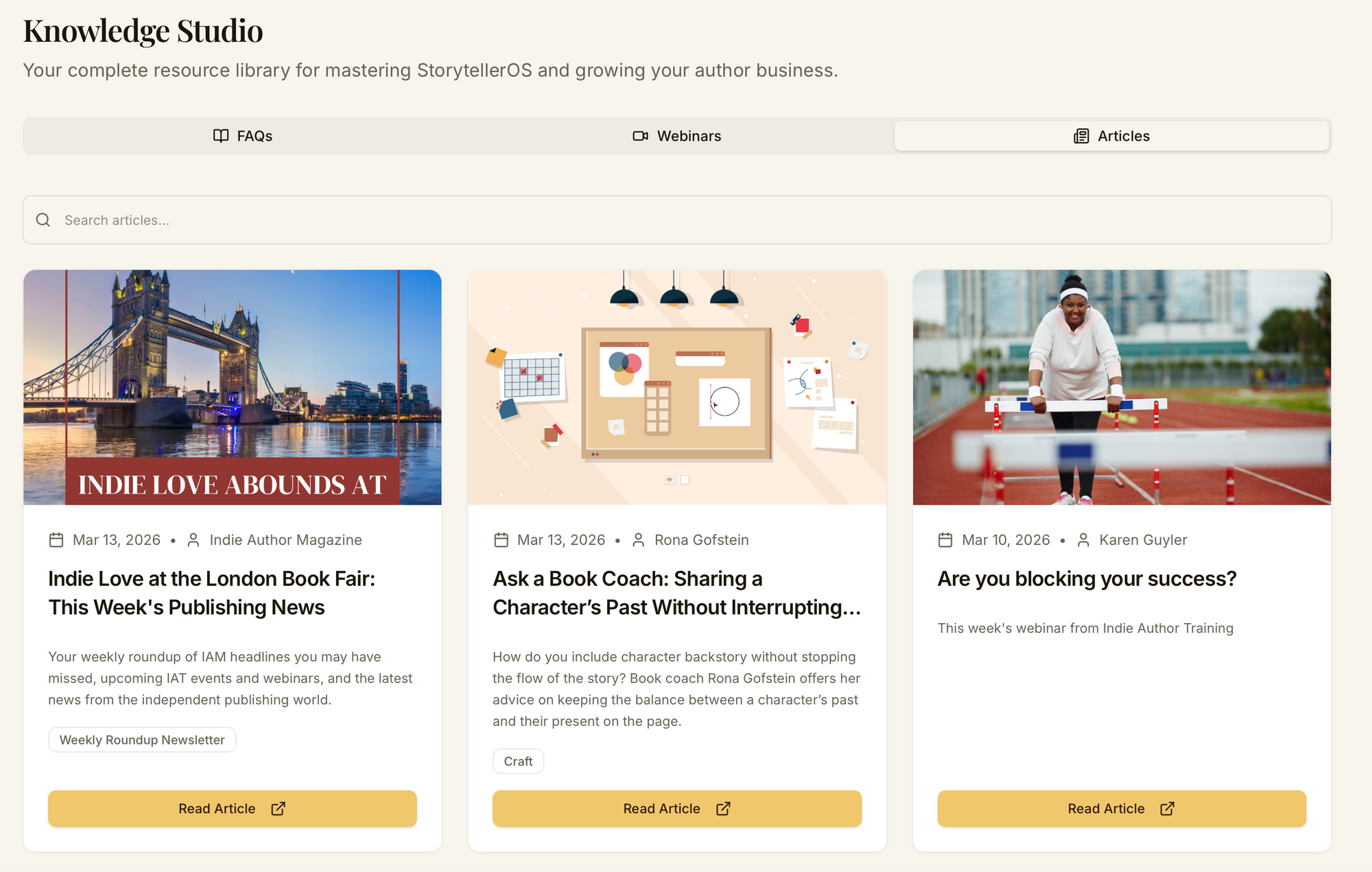 StorytellerOS Knowledge Studio