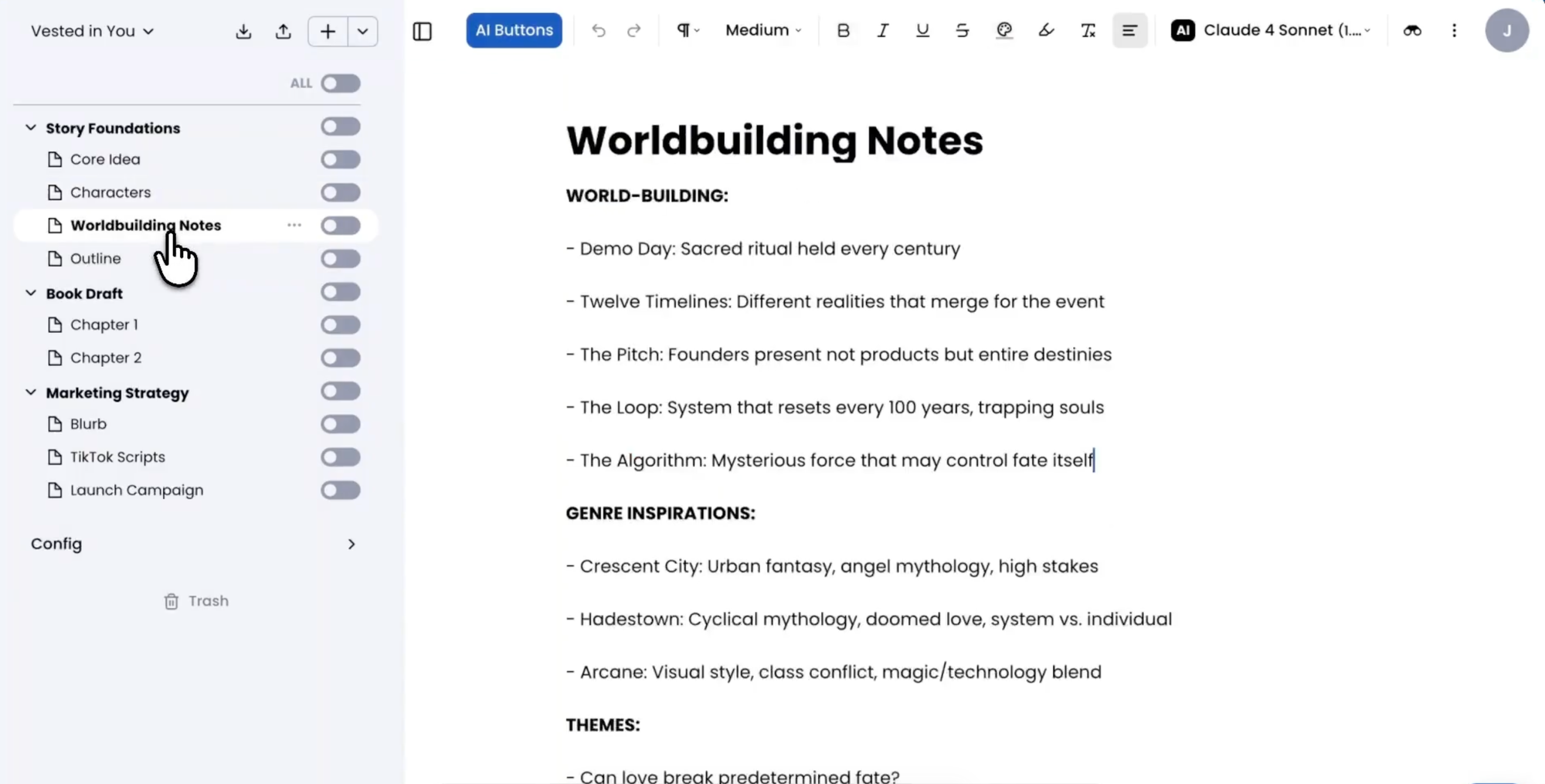The Plotdrive workspace