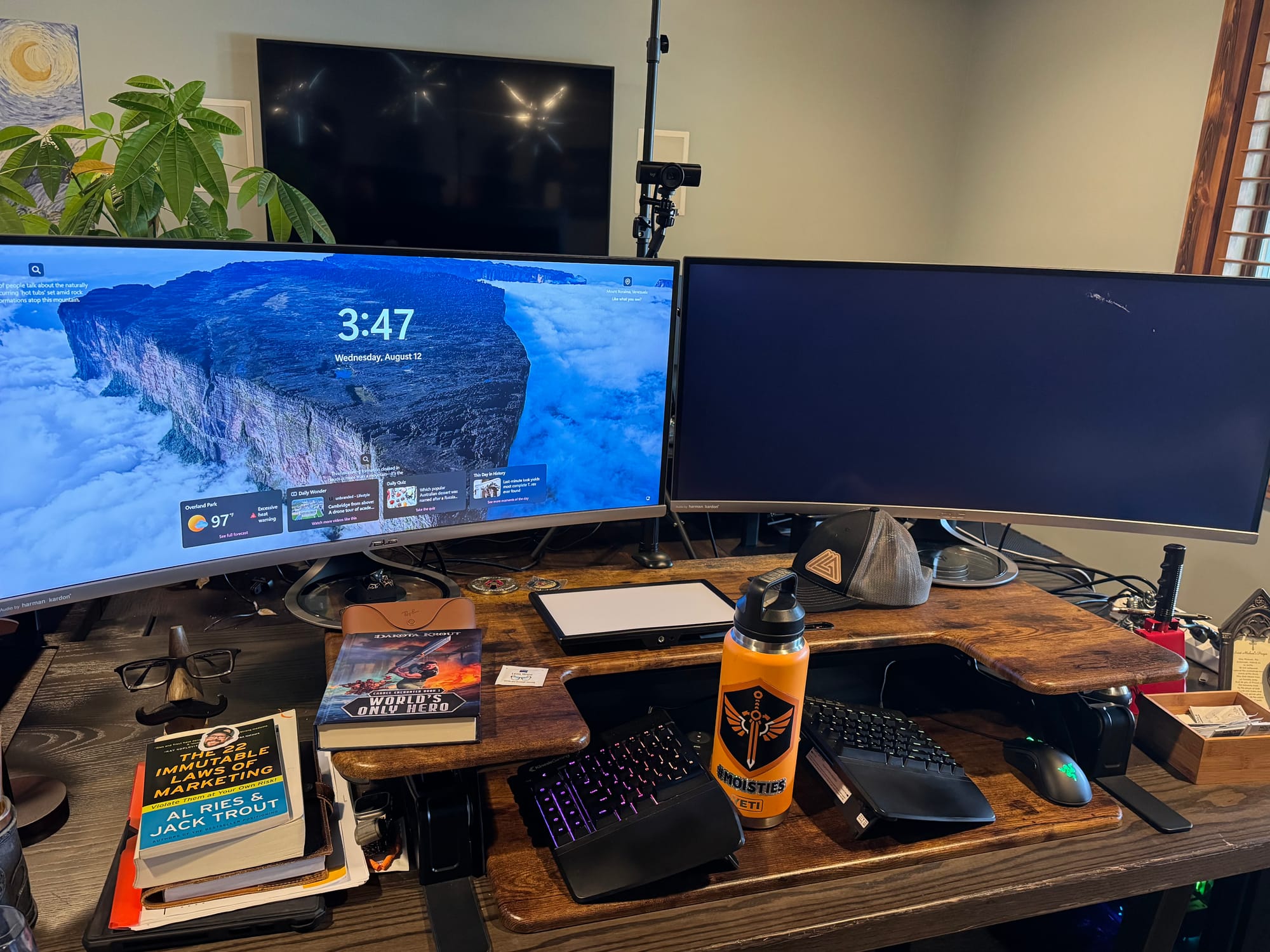 Dakota Krout’s desk