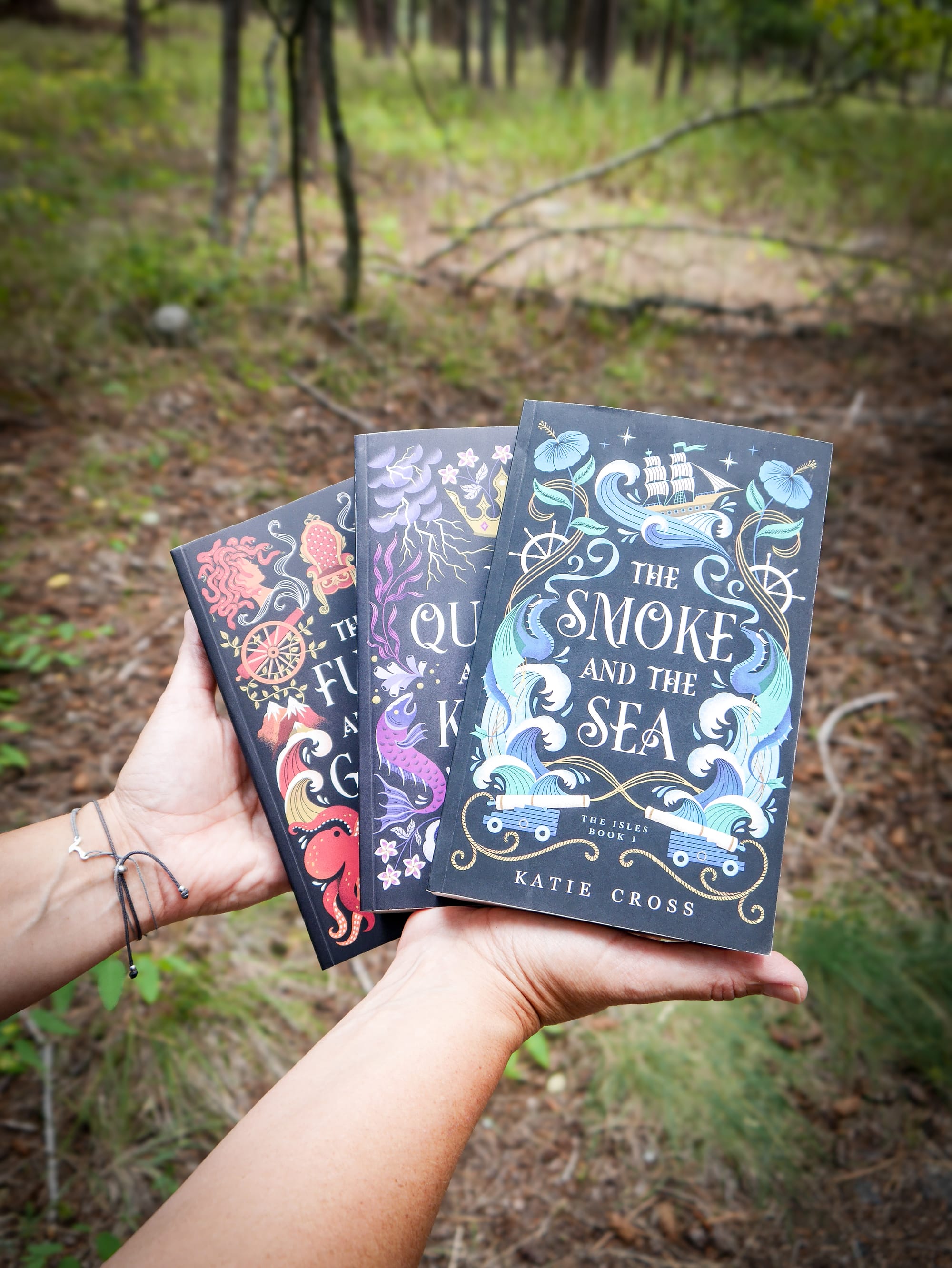 Three of Katie’s Romantasy titles