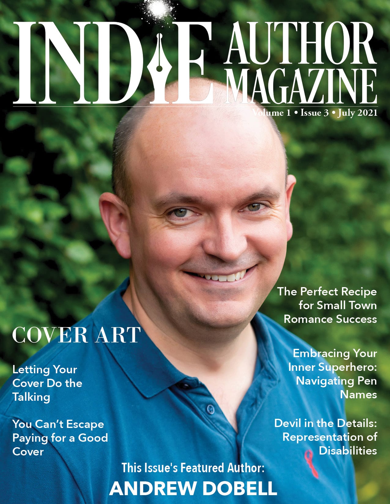 Indie Author Magazine Cover with Andrew Dobell