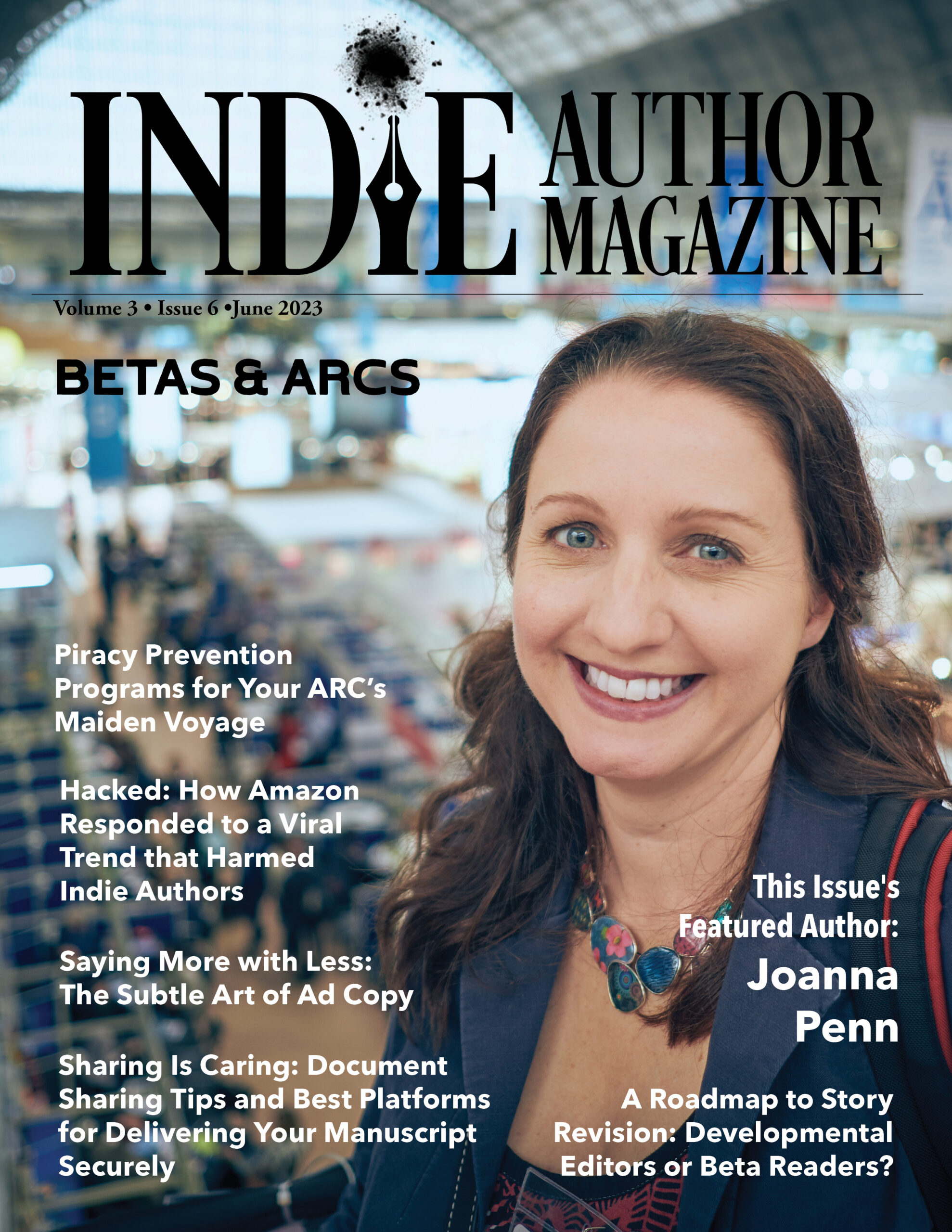 Joanna Penn on the Cover of Indie Author Magazine June 2023